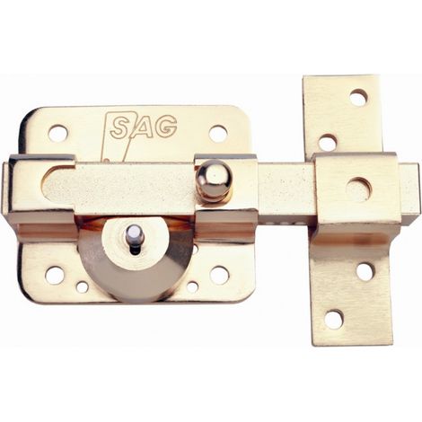 Cerrojo CSI con Llave Exterior Latonado SAG (1/3)