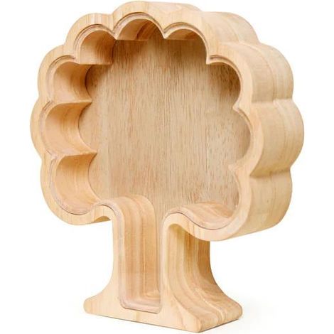 Tirelire albero H18cm - Kikkerland - Naturale - (1/2)
