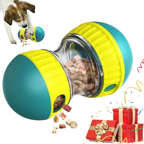 Jouet intelligent pour chien - Slow Feeder - Pour améliorer la digestion - Jouet interactif amusant pour chien - Libérez le plaisir et les collations - Vert (1/5)