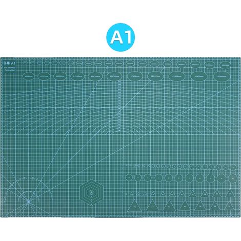 Schneidematte, doppelseitig selbstheilend, große Größe, A1 90cmX60cm (1/2)