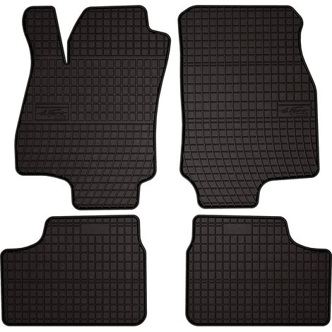 Alfombrillas de goma para Opel Astra G sedán, familiar, hatchback (1998-2009) - negras, montadas (1/5)