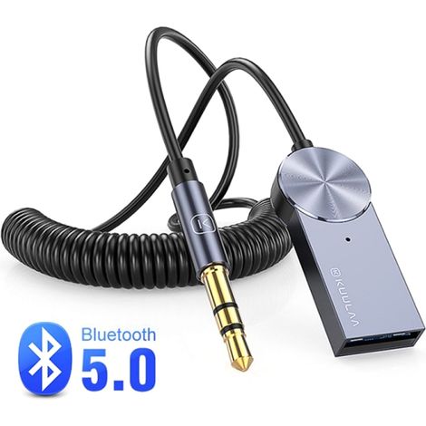 Adaptateur Bluetooth auxiliaire avec prise jack 3,5 mm pour voiture (1/5)