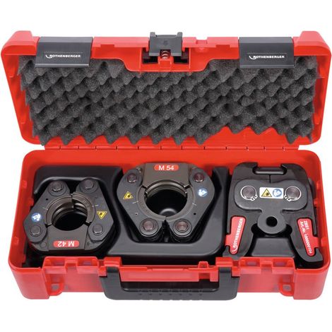 ROTHENBERGER Set de mâchoires de pressage M, 42-54mm, mâchoire intermédiaire S1 - 1000001500