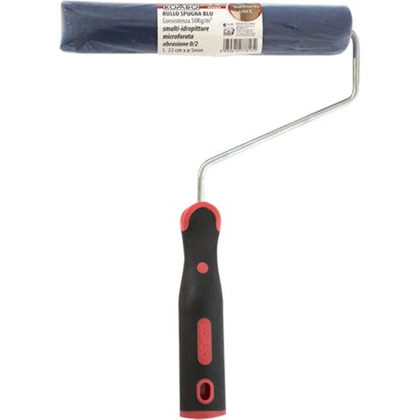 Rullo Spugna Blu 22cm Superfici lisce/cartongesso per smalti/idropitture