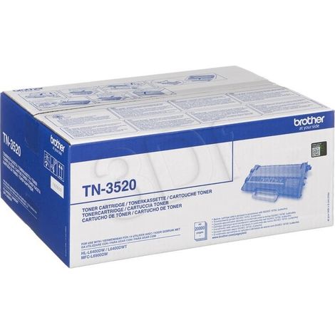 Brother TN-3520 Cartouche de toner 1 pièce(s) Original Noir