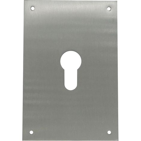 Plaque Entrée Clé Poire Plp13 Acier Inox, Finition Brossée, Forme Poire - Micel