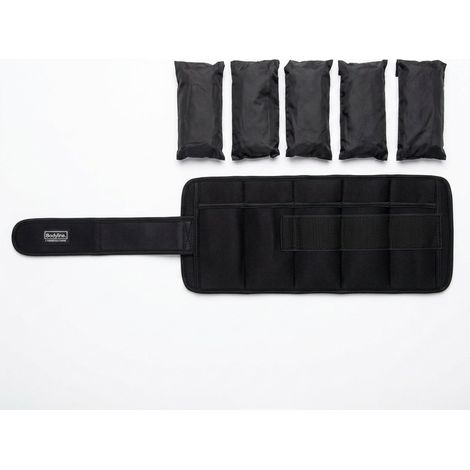 BODYLINE Coppia Cavigliere In Neoprene Regolabile 3 Kg Cad Cavigliera Fitness (1/5)