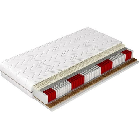 Colchón Grand Visco , Con muelle (Multipocket), La espuma de poliuretano, Fieltro, Propiedades ortopédicas, 7 zonas anatómicas, Respirable, Dos caras, Material viscoelástico (1/2)