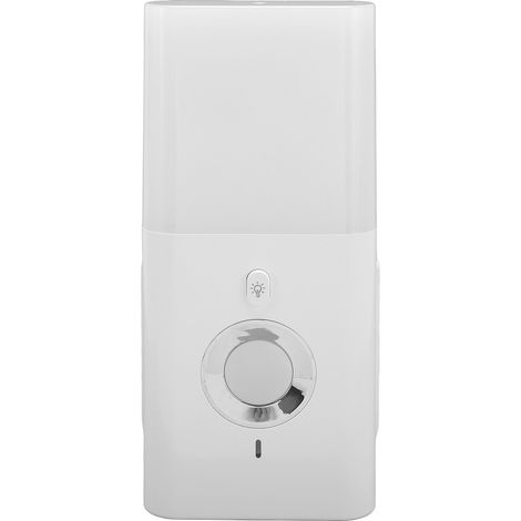 Veilleuse LED rétroéclairée à brancher sur une prise murale, température de couleur 4200K à 7600K, détecteur crépusculaire, idéale pour couloir, chambre, chambre d'enfant, cuisine, escalier (prise UE) (1/5)