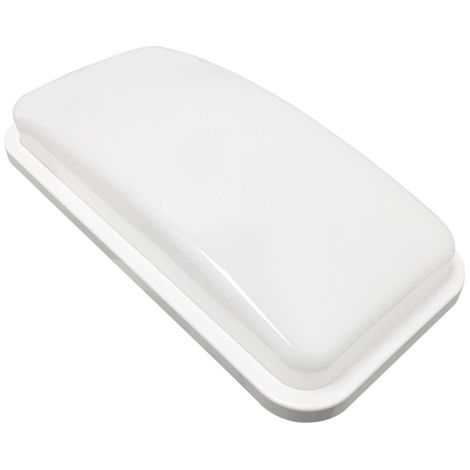 PLAFONIERA APPLIQUE LED 20W RETTANGOLARE BIANCO LUCE FREDDA DA INTERNO ESTERNO IP65 (1/3)