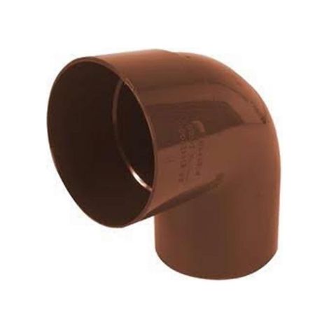 Curva pvc color rame diametro 80 mm  87° chiusa per gronda dakota