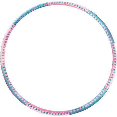 Hula Hoop Poids - 8 Segments Détachables - Pour Entraînement Physique à Domicile ou en Salle - Diamètre Réglable - 1 Pièce (1/5)