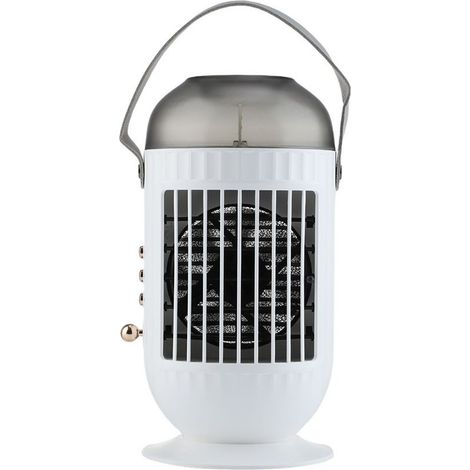 Befeuchtender Tischventilator mit Sprühnebel, kleiner elektrischer Wasserkühler, Luftkühler für Zuhause (1/5)