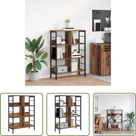 vidaXL Holzwerkstoff - Bücherregal Altholz 82 x 32 x 112 cm Holzwerkstoff (1/5)