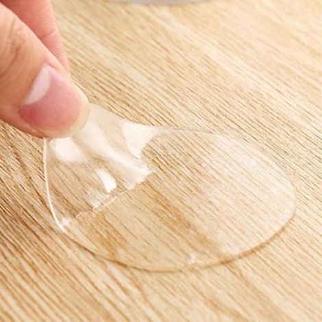 Lotde10autocollantsmurauxdoubleface,rondsengeldesilicone,transparentsetétanchesàventouseadhésifs,àcollern'importeoù.freesizetransparent(7.5cm) (1/3)