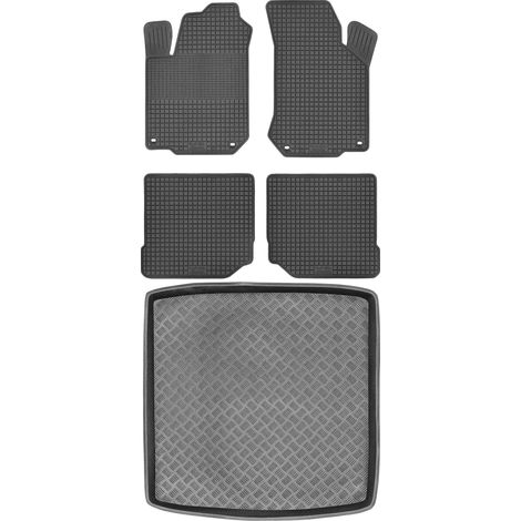 Volkswagen Golf IV Kombi de 1999-2003 SET - Alfombrillas de goma para coche + alfombrilla para maletero