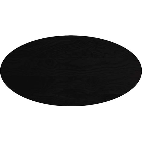 Dessus de table,Plateau de table,Dessus de bureau marron foncé 120x60x4cm bois chêne massif ovale CFW64451 (1/5)