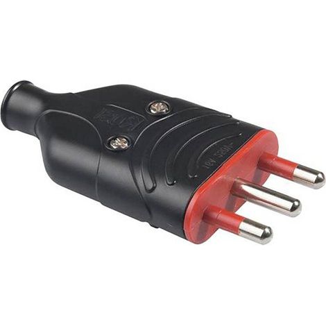 SPINA ALTA RESISTENZA 'ELA PLUG' 2P+T 16A - colore bianco
