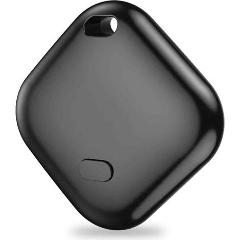 Longziming Mini Traceur GPS – Dispositif anti-perte Bluetooth – iOS uniquement – Localisateur – Compact et léger – Pour vélo, voiture, scooter, chien et valise – Noir (1/5)