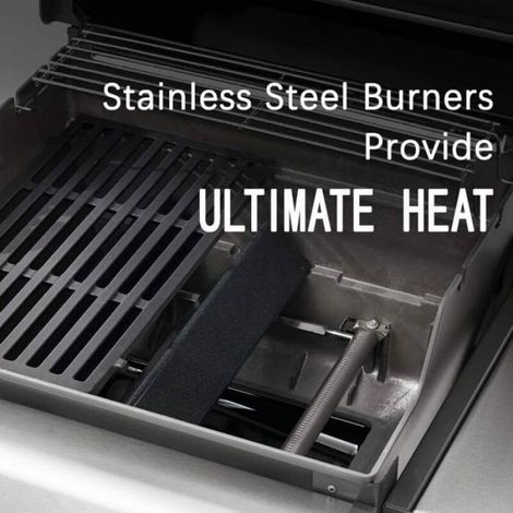 Brûleur - 45 7 Cm - Pour Barbecue À Gaz - Compatible Spirit E-210 E-220 S-210 S-220 - 1 Pièce (1/5)