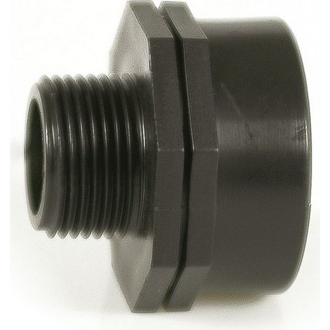 Raccordo filettato maggioratore per tubo in polietilene  mis. 1x1.1/4 (25 pezzi) -