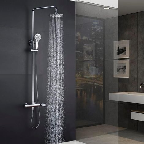 IMEX - columna ducha monomando con grifo cromado (1/4)
