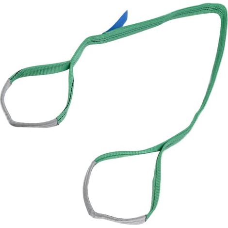 Élingue de levage plate de 2 tonnes, sangle de levage robuste en polyester pour grue, équipement de gréage de 4 m (1/5)