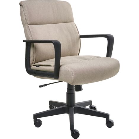 Bürostuhl BYRON Stoff Beige (1/5)