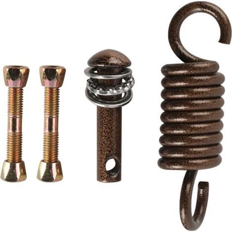 Heavy-duty hammock suspension kit, hanging chair fixing set, spring-loaded hammock hooks, hanging chair accessories, parts for indoor and outdoor use (1/4)