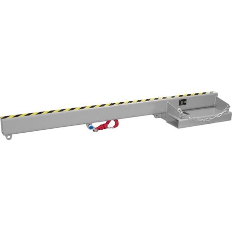 Bras de chargement Bauer Südlohn LA 2400-5,0, laqué, gris souris
