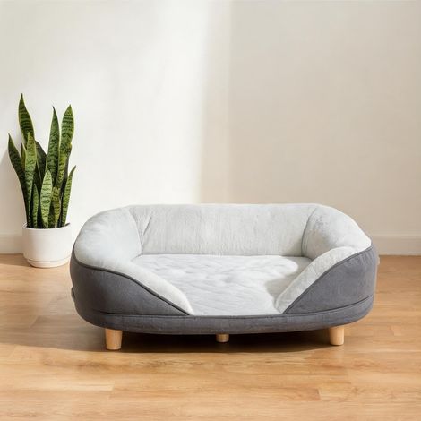 Couchage pour chien en poliestere legno di pino 90 x 78 x 25 cm (1/5)