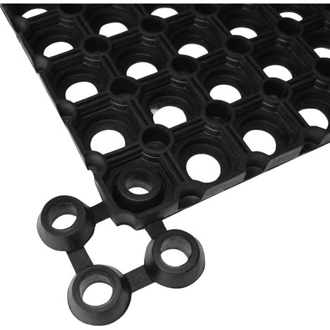 Connecteurs de tapis 10 pcs caoutchouc noir CFW311530 (1/3)