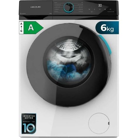 Lavatrice Cecotec Bolero DressCode 6160 bianco 6 kg acciaio inox