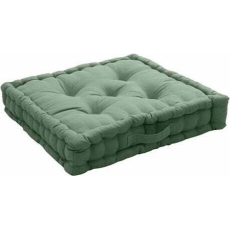 Filled floor cushion - 50 x 50 cm - 100% cotton - Clay