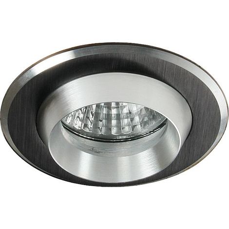 Spot encastré rond noir satiné MR16 12V Candellux SA-02 (1/2)