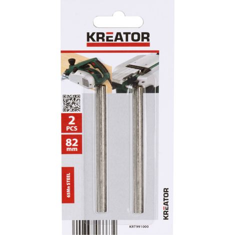 Blisterpackung mit 2 Klingen 82 mm Elektrobürste krt991000 Kreator (1/3)