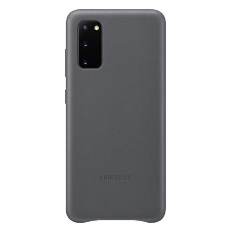Samsung Leather Cover Grey, für Samsung G980F Galaxy S20, EF-VG980LJ