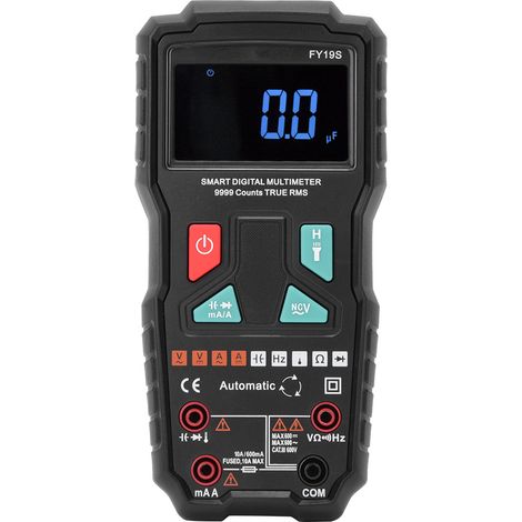 Hochpräzises, multifunktionales tragbares Digitalmultimeter FY19S mit Display und automatischer AC/DC-Spannungs- und Strommessung (1/5)
