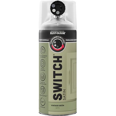 Rust-Oleum Sprühlack Switch 400 ml vintage grün matt Lackspray (1/2)