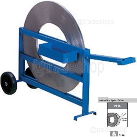 Romeo Mestri ® - Carrello Portareggia Pf16 In Ferro Romeo Maestri Porta Reggette Metallo 10/16mm -