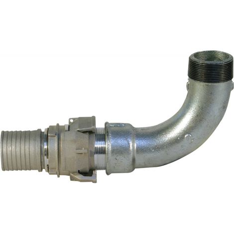 KIT RACCORD RAPIDE ALU 2''1/2 DIAMETRE 70MM COUDE RENSON