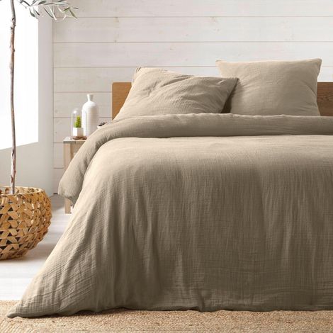 Douceur-dinterieur ANGEIA Completo letto sabbia 240x220 cm