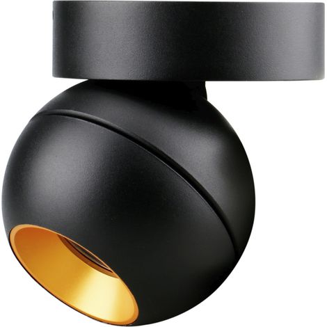 Plafón de superficie tilt UKU4 LED COB 7 W 755 lm 2700 K/3000 K/4000 K CRI90 Corte de fase L,C 60° Negro Oro (1/4)