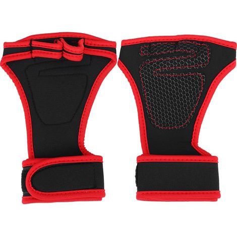 Paire de gants fitness demi-doigts antidérapants, élastiques pour musculation, yoga aérien, spinning (Bleu M) (1/5)