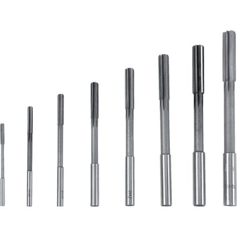 Ensemble de 8 alésoirs pour machine, fraises à tige droite de haute précision, en acier rapide pour l'usinage des alésages