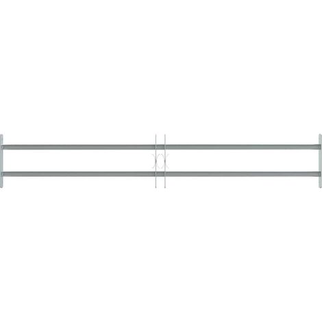 Grille réglable de sécurité de fenêtres et 2 barres 1000-1500mm