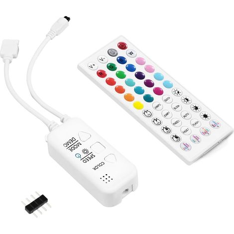 Smartphone Bluetooth Ruban LED Controller 44 Touches Bande LED (1/5)