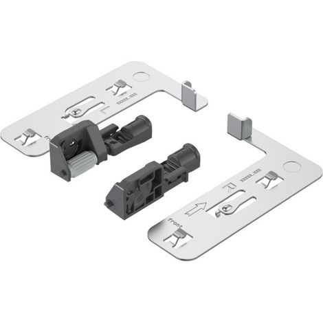 Tiefenverstellung Actro 5D Ku.grau HETTICH (1/2)