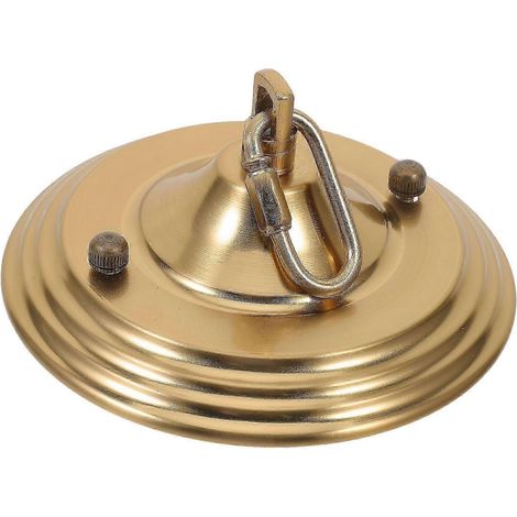 Kit de fixation pour plafonnier, rosace et quincaillerie en fer pour l'installation (1 ensemble) (1/5)