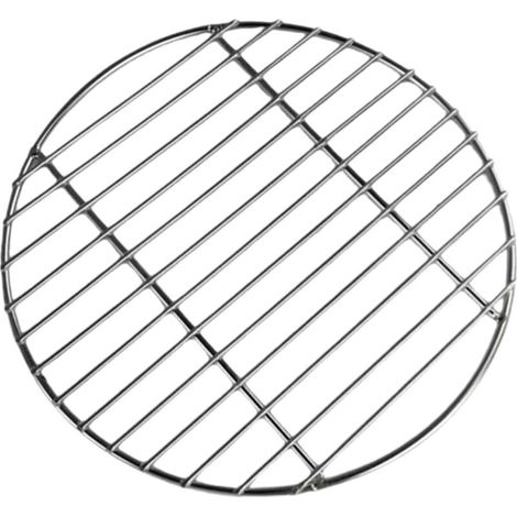 Tapis de gril rond en maille acier inoxydable – Grille barbecue pour cuisson extérieure – Résistant à l'usure – 32cm de diamètre (1/5)